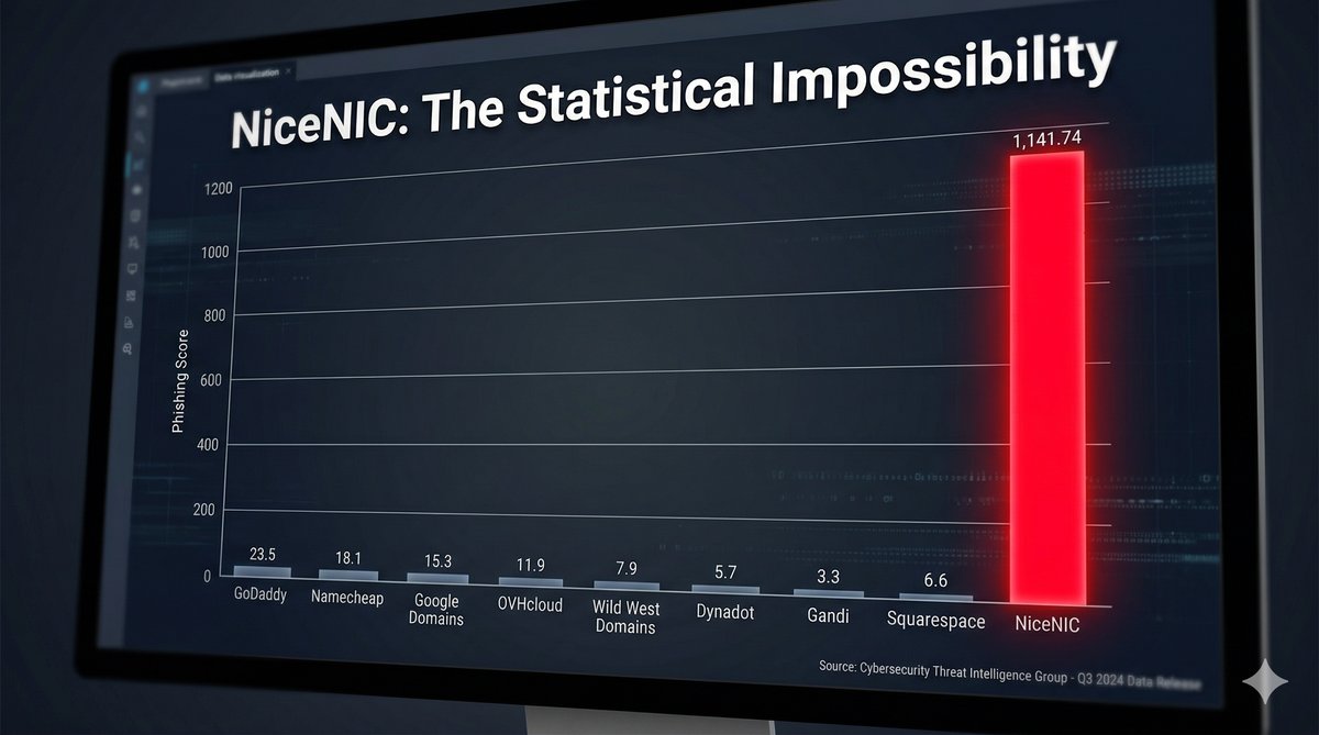 NiceNIC vs other registrars — phishing density score comparison