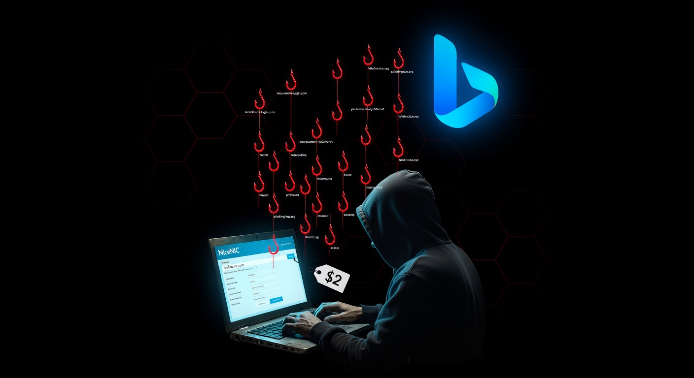 One operator, 26 phishing hooks, one search engine that doesn't check